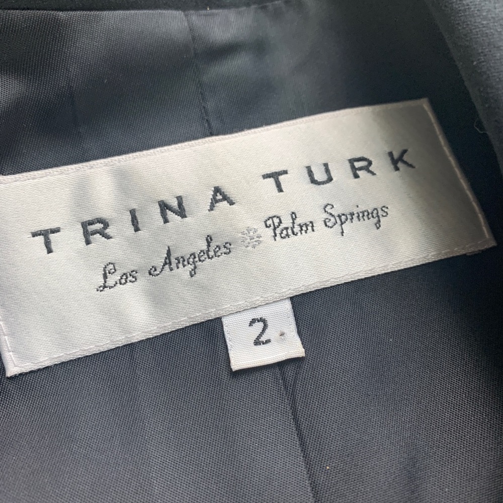 Trina Turk Rhinestone Button Cropped Jacket - Picture 7 of 10